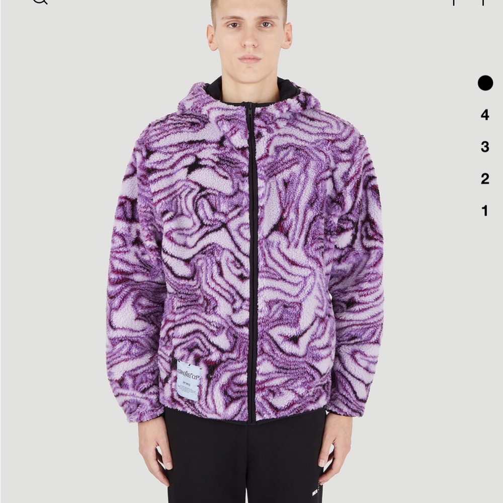 MCQ Grow Up Fleece Jacket in Purple